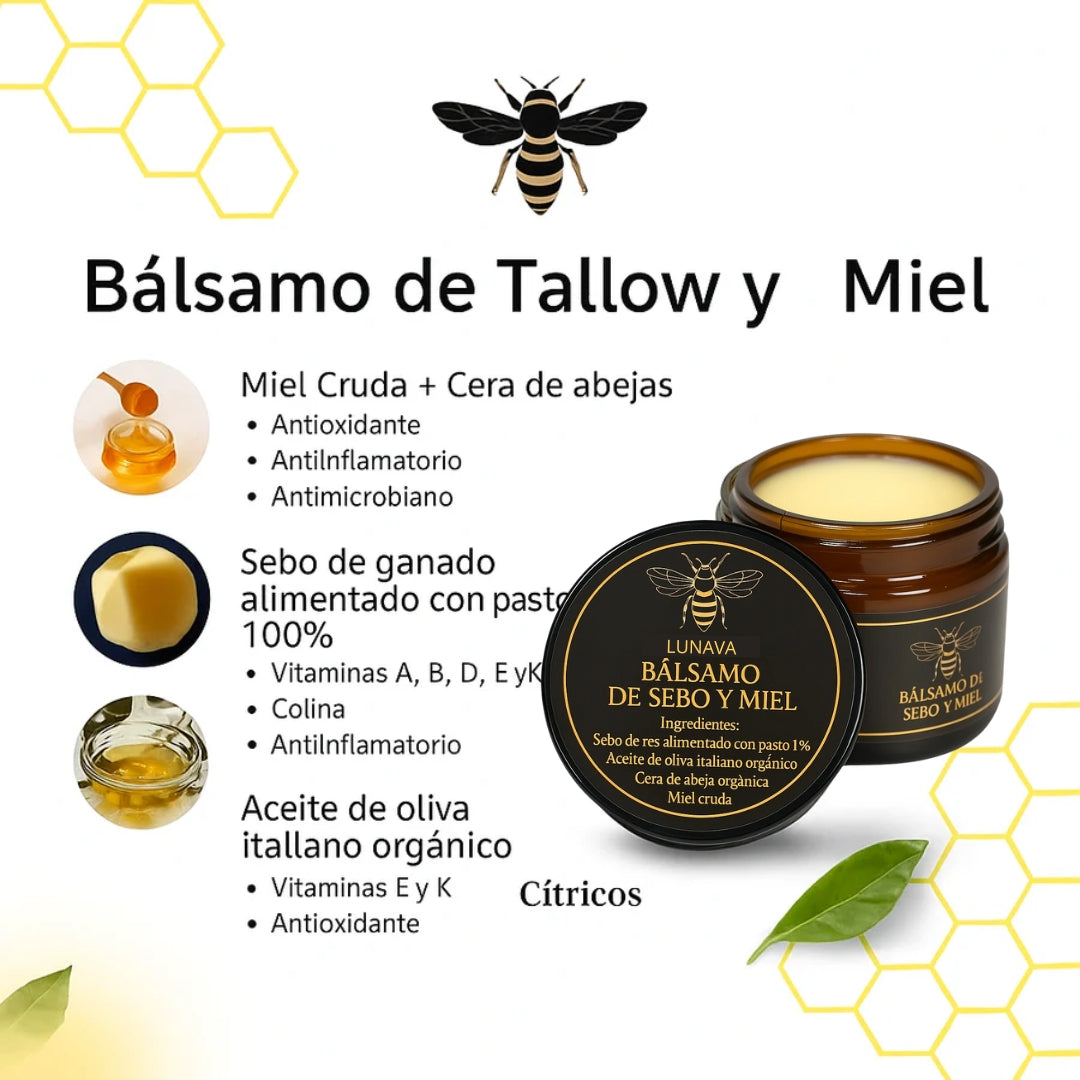 Lunava® Balsamo de Sebo de res